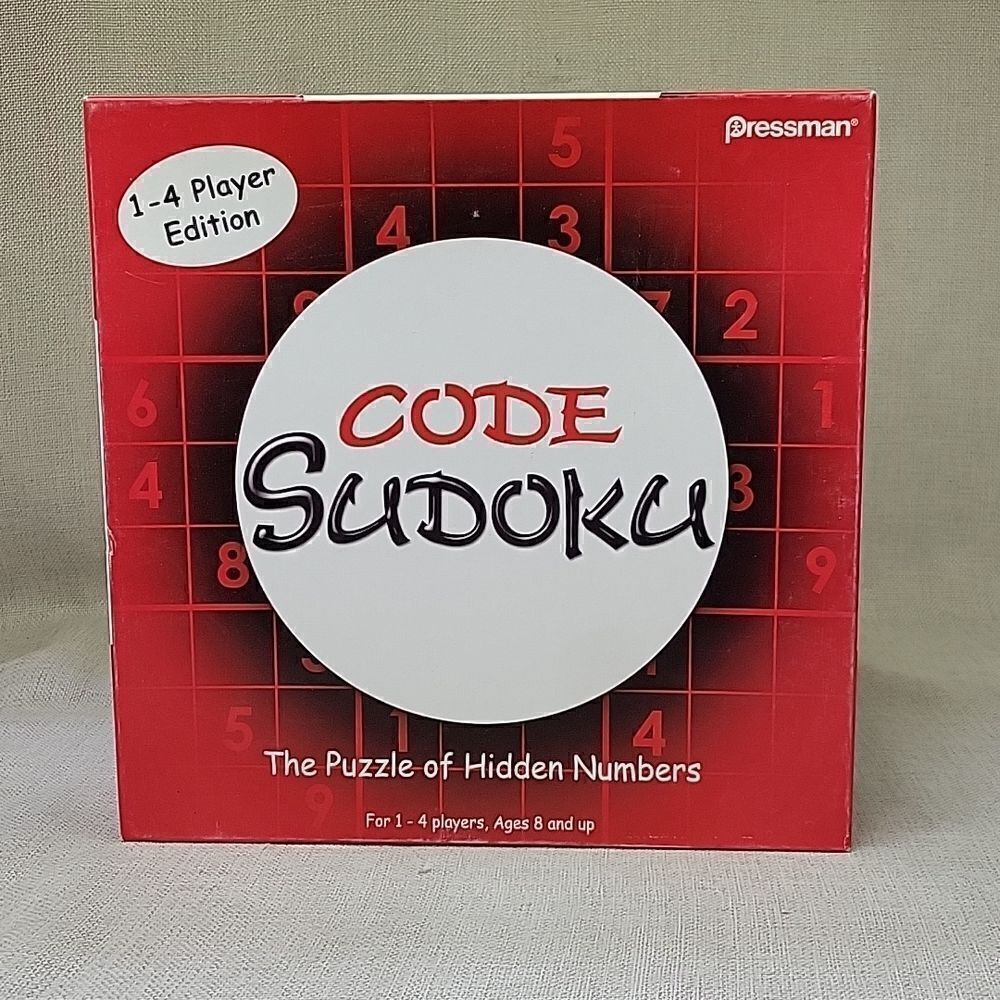 Code Sudoku Hidden Numbers Game 2006 By Pressman